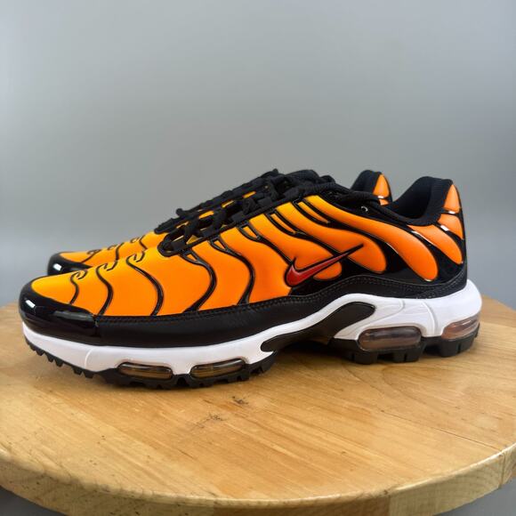 Nike Air Max Plus Golf 'Sunset' Mens Size 12 Shoes Orange Black FZ4150-800 NEW - Picture 3 of 9